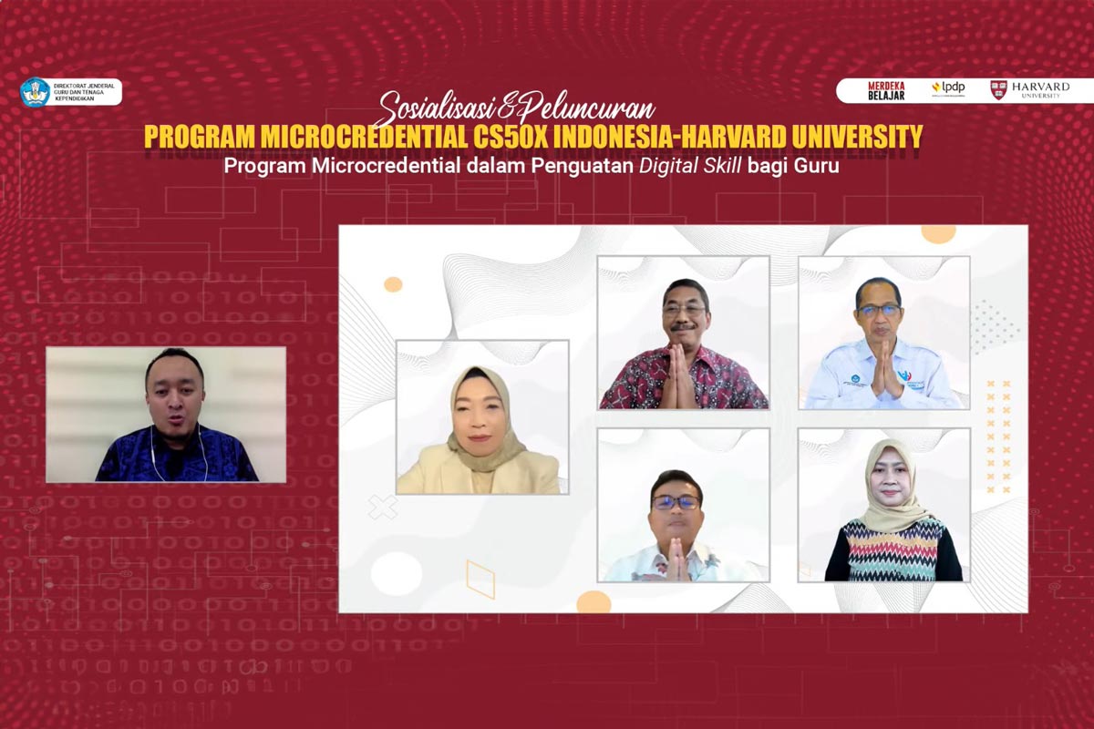 Kemendikbudristek Buka Pendaftaran Program Microcredential CS50X Indonesia-Harvard University Digital Skill Tahun 2023